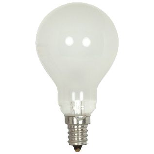 40W 130V A15 E12 Frosted Bulb by SATCO Lighting - Starlight Lighting USA and Canada